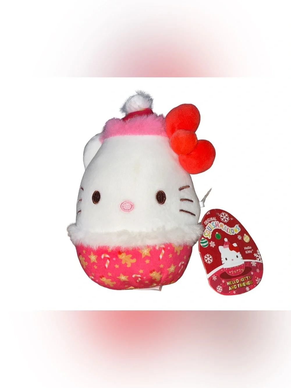 2025 Squishmallow Christmas Sanrio 5” Hello Kitty New With Tags.